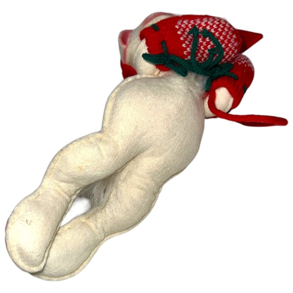 Lot of‎ 2-Annalee Christmas Mouse In Hat 2019 & White Cat In Hat/Mittens - Picture 9 of 10